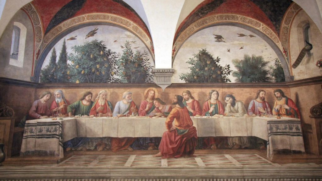 Italy, Florence – Ognissanti Church – Ghirlandaio’s Last Supper