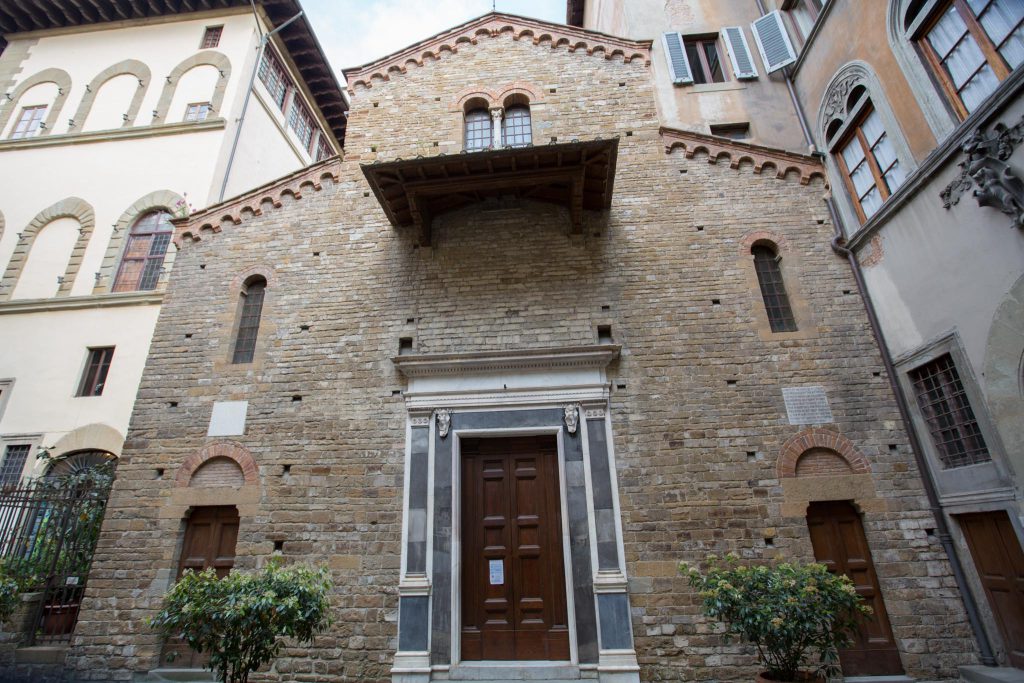 Italy, Florence – Borgo Santi Apostoli church – facade