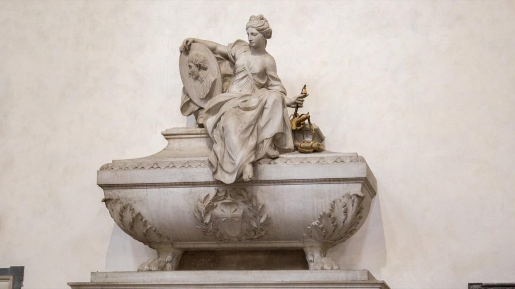 Italy, Florence – Basilica Santa Croce – Niccolo Machiavelli Tomb