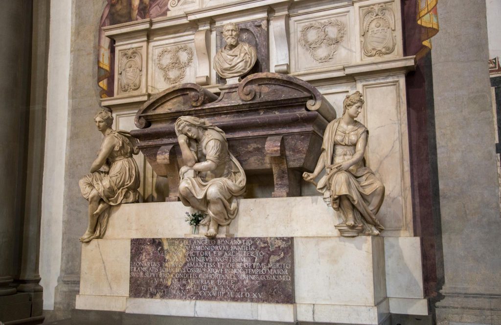 Italy, Florence – Basilica Santa Croce – Michelangelo Tomb