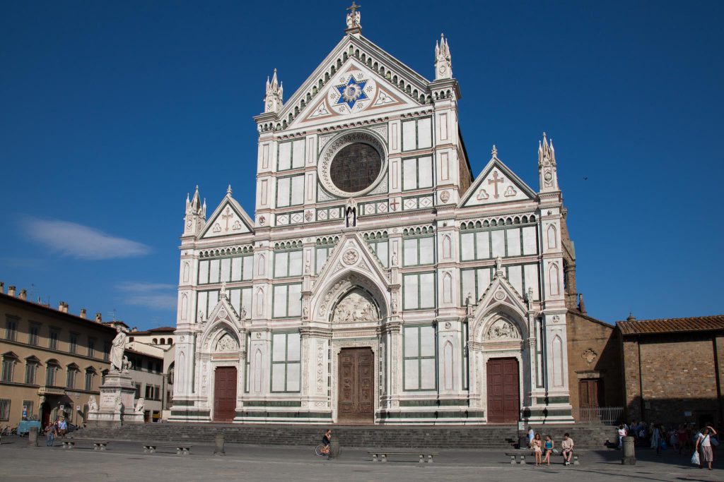 Italy, Florence – Basilica Santa Croce – Facade