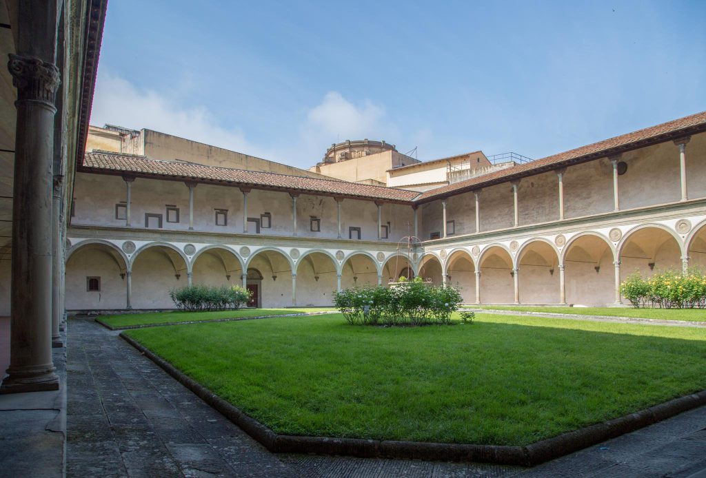 Italy, Florence – Basilica Santa Croce – Cloister
