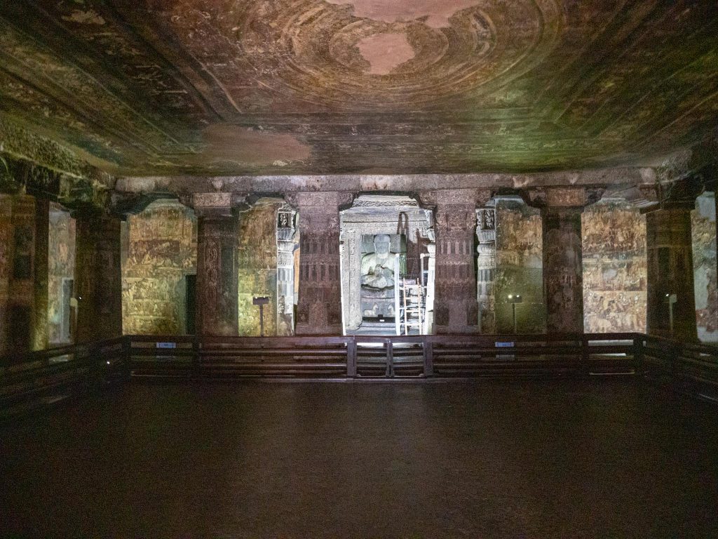 India, Maharashtra, Ajanta – Cave