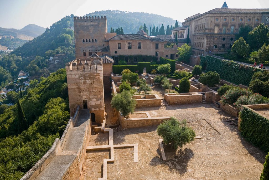 Spain, Granada – Alhambra, Alcazaba (Old Citadel)
