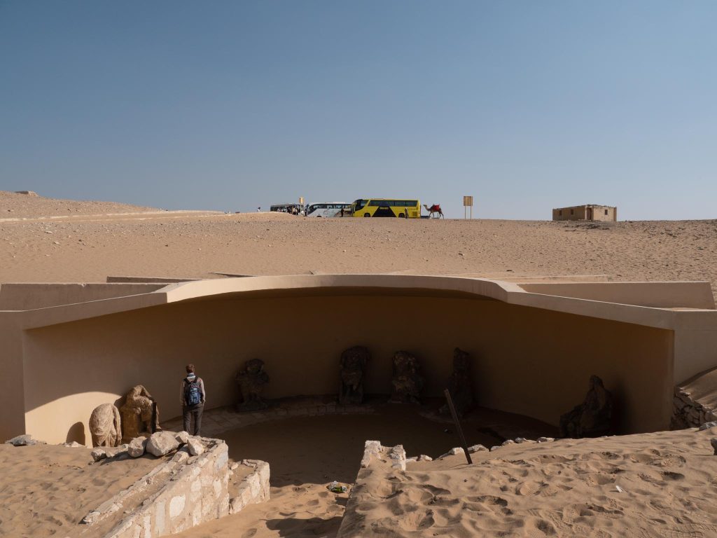 Egypt, Giza – Saqqara Necropolis – Hemicycle of the Greek Philosophers and Poets