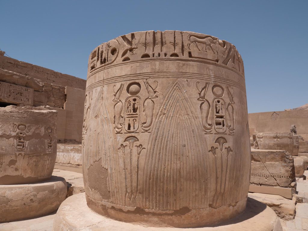 Egypt, Medinat Habu – Mortuary Temple of Ramesses III – Hypostyle