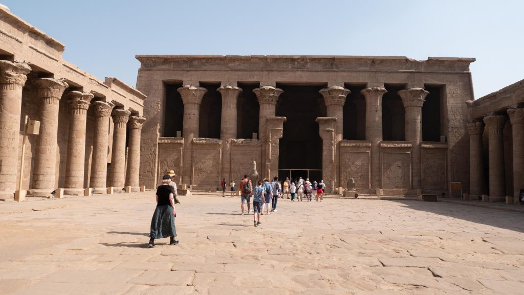 Egypt, Edfu Temple – Peristyle Hall
