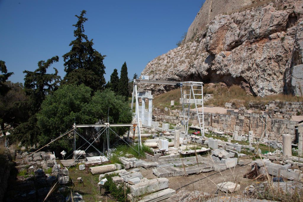 Greece, Athens, Acropolis – Temple of Asclepios