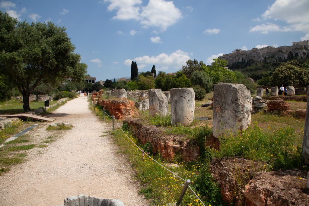 Greece, Athens – Greek Agora, Stoa (Middle)