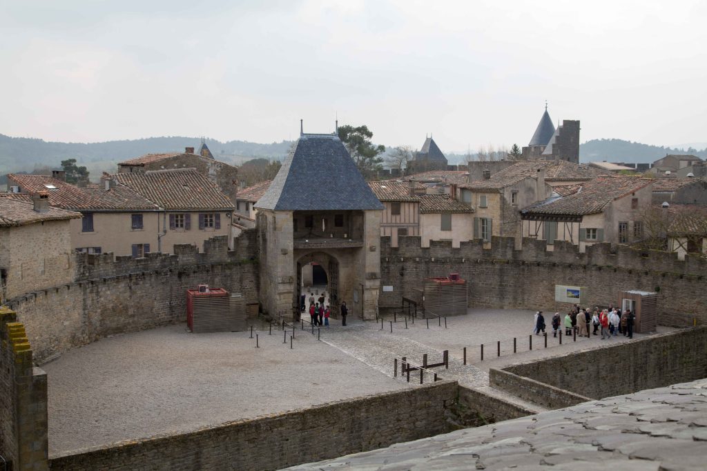 France, Carcassonne, Barbican