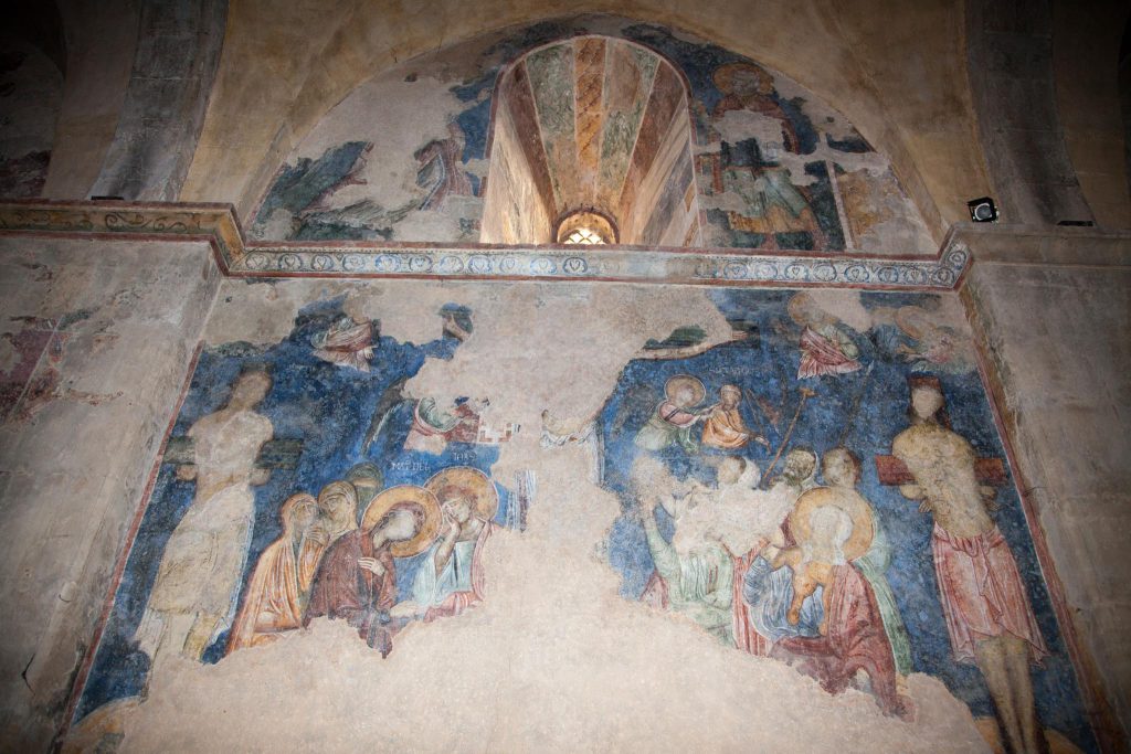 Israel, Abu Ghosh, Saint Mary of the Resurrection Abbey – frescoes