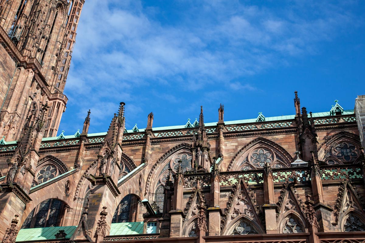 France, Strasbourg, Cathedral – Flying buttresses
