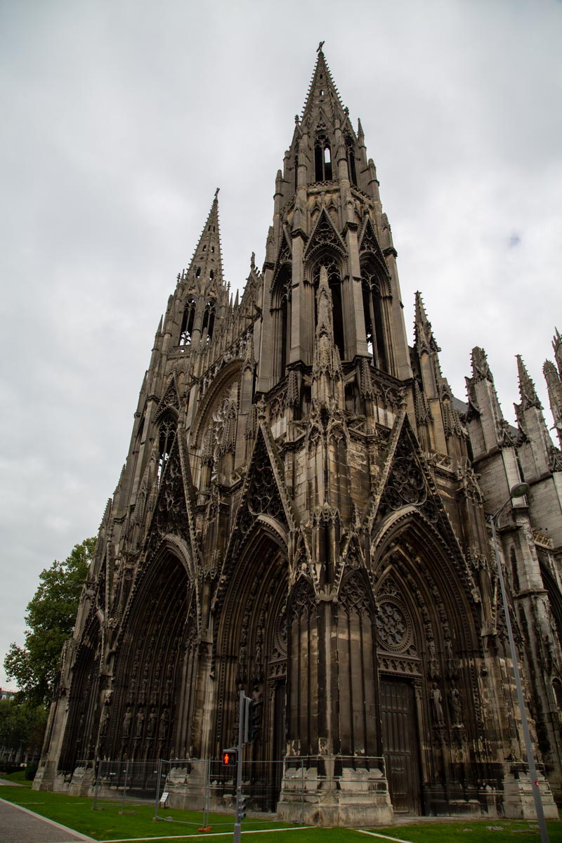 France, Rouen, Saint Quen abbey – Facade