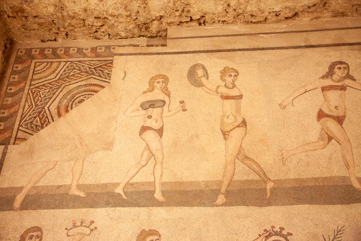 Italy, Sicily – Roman Villa – Villa Romana del Casale
