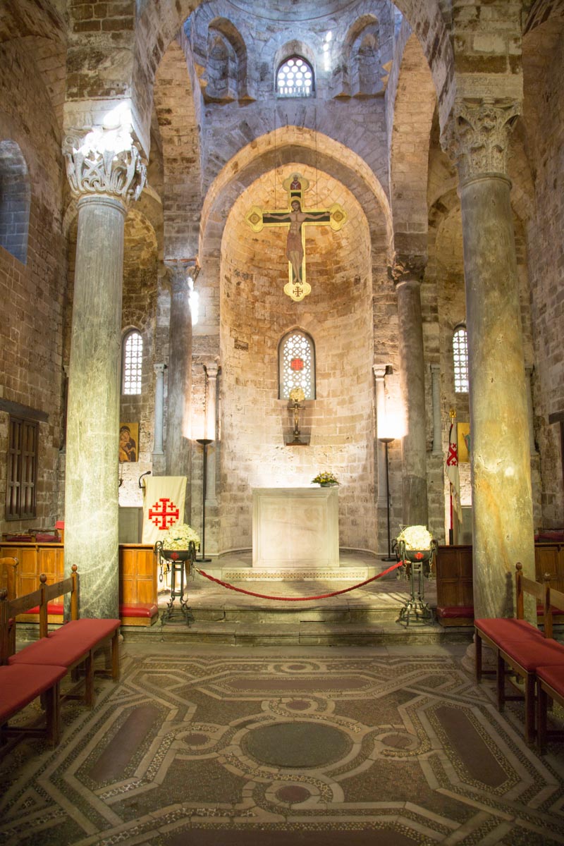Italy, Sicily – Palermo, San Cataldo church – Romanesque – Apse