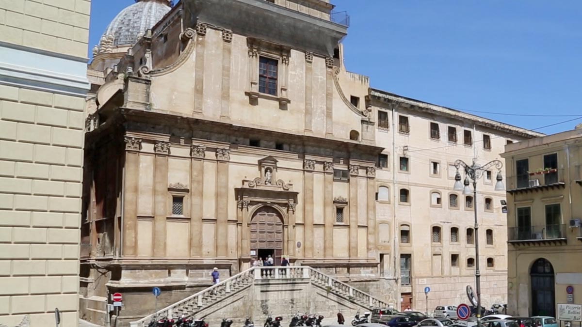 Italy, Sicily – Palermo, Saint Catherine of Alexandria – facade