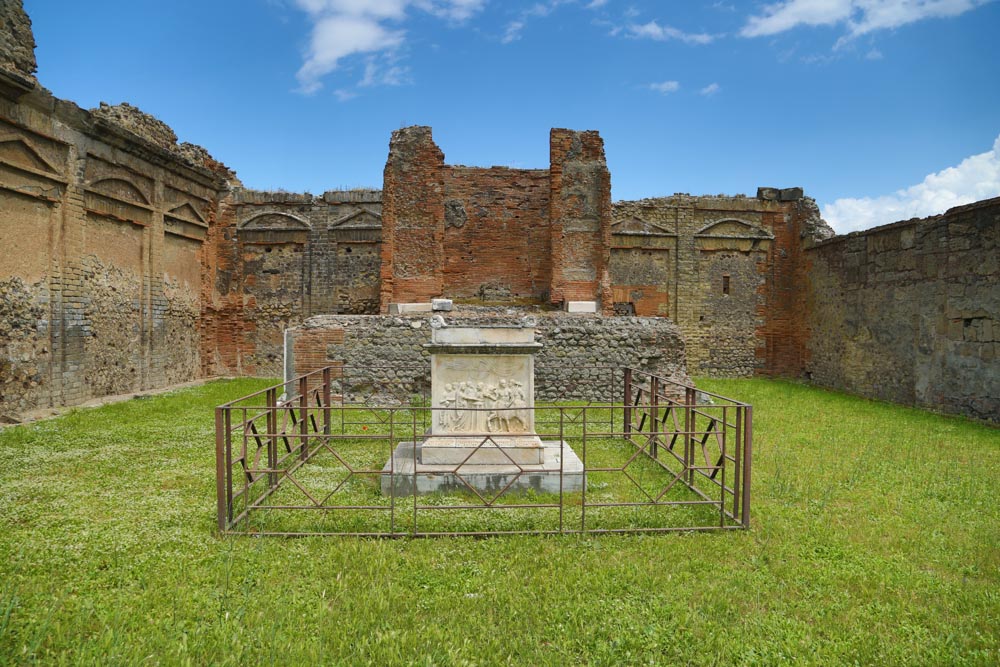 Italy, Pompeii, Temple of Vespasian