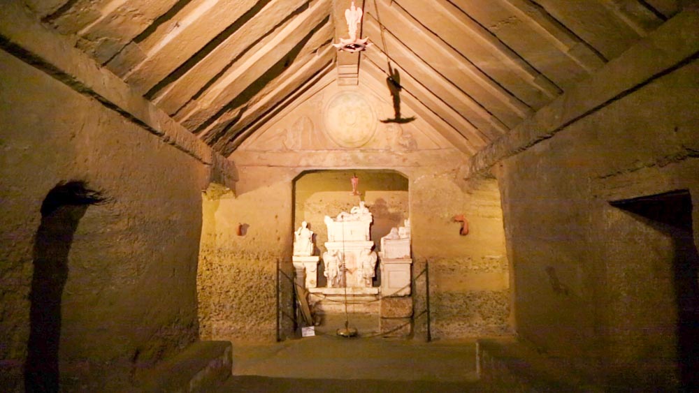 Italy, Perugia, Hypogeum of the Volumnus family – Roman-Etruscan tomb
