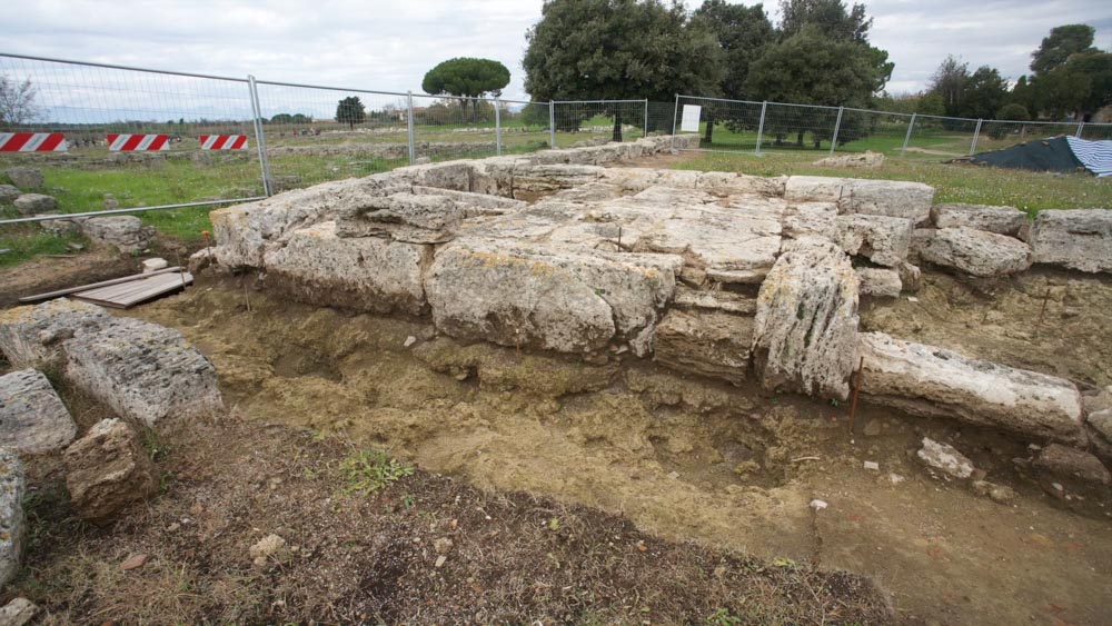 Italy, Paestum – Temple of Zeus Agorias