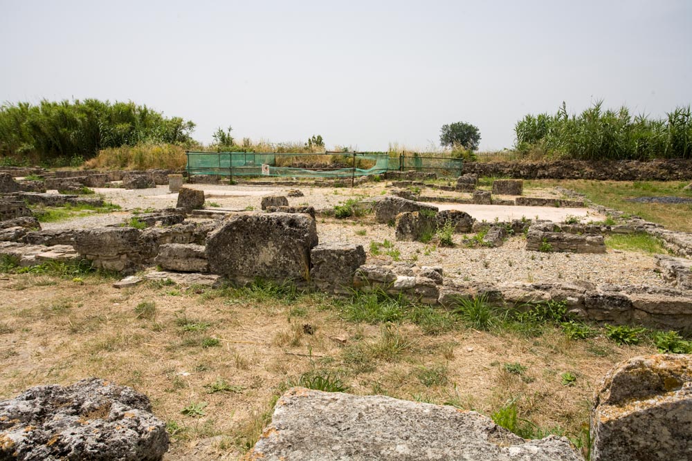 Italy, Paestum – Roman houses