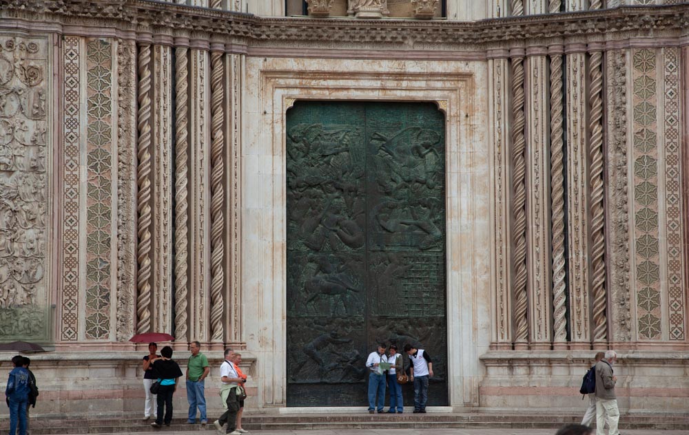 Italy, Orvieto Cathedral – bronze door