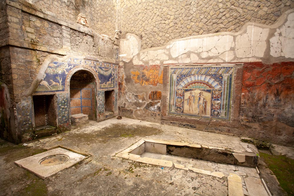 Italy, Herculaneum – House of Neptune and Amphitrite