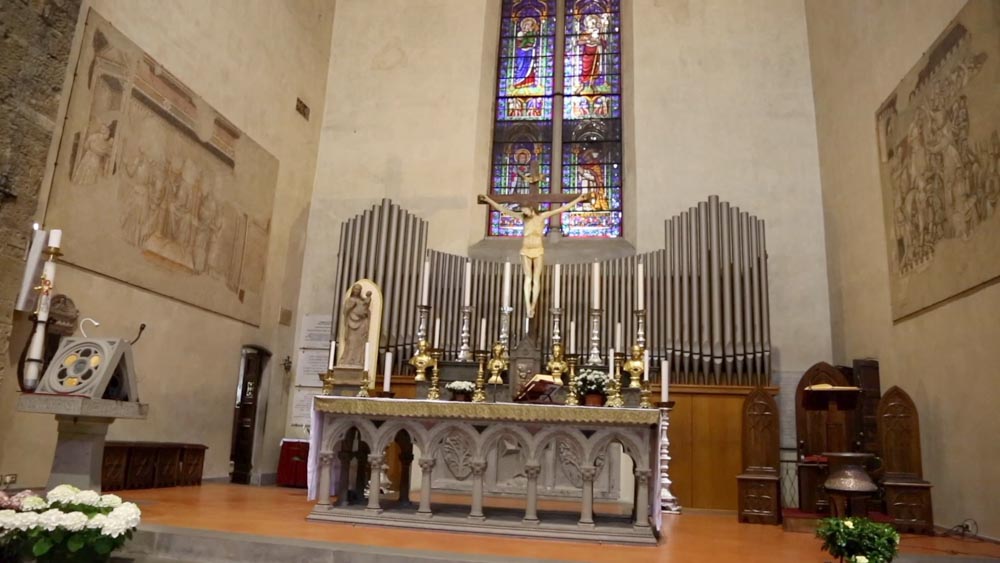 Italy, Florence, Santa Maria Maggiore curch -altar