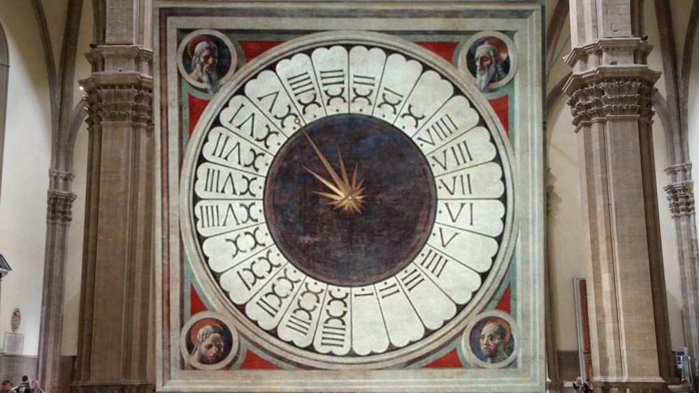Italy, Florence Cathedral (Santa Maria del Fiore) – Liturgical clock