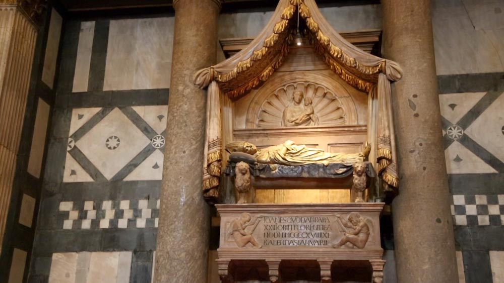 Italy, Florence Baptistery – Tomb of Pope