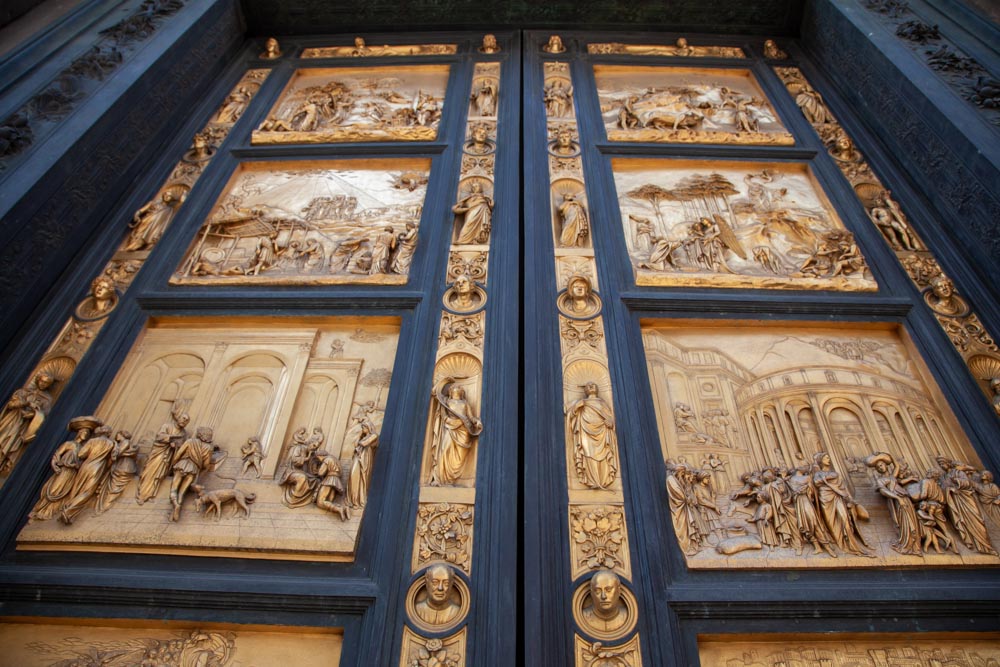 Italy, Florence Baptistery – Bronze doors