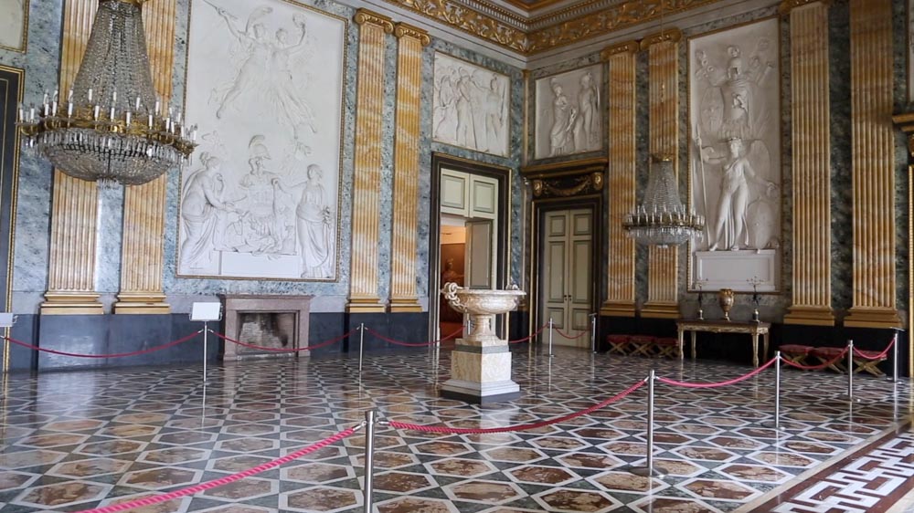 Italy, Caserta Palace – Room of Mars