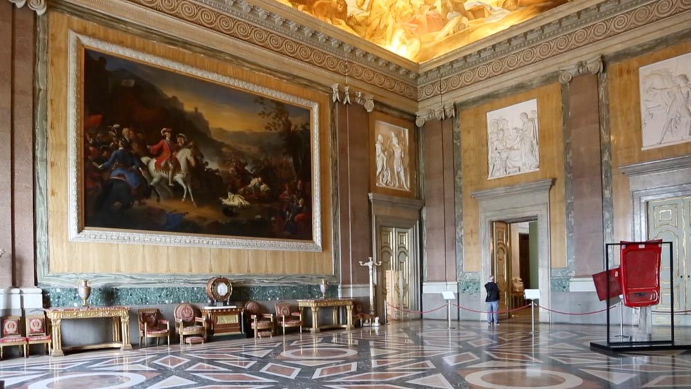 Italy, Caserta Palace – Room of Alexander