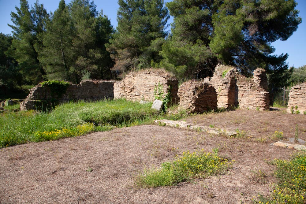 Olympia, Greek baths