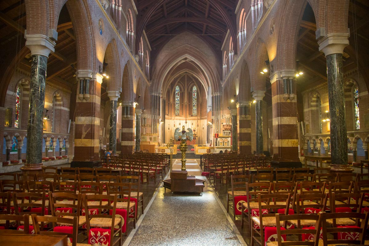 Italy, Rome – All Saints’Anglican church – nave