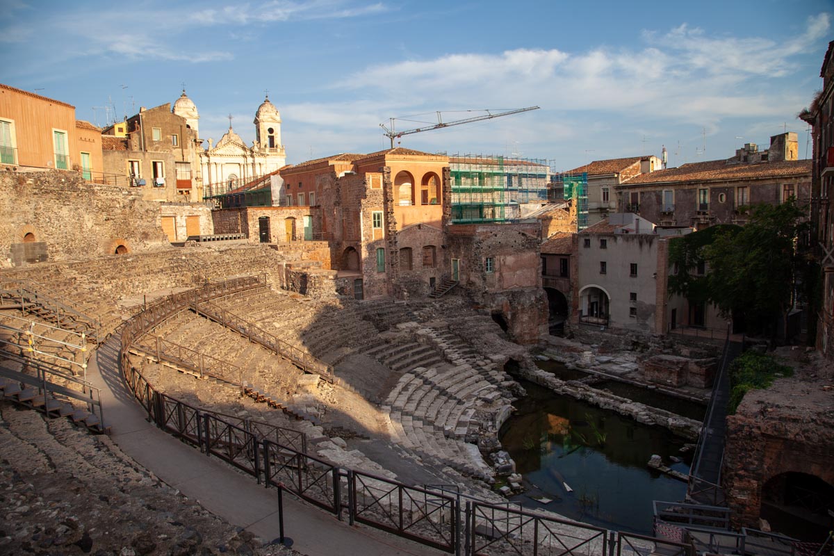 Italy, Siclily, Catania Roman Theatre