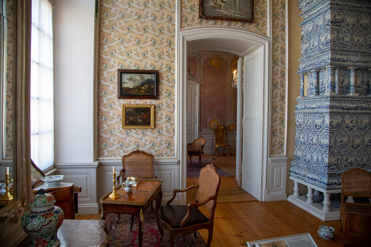 Latvia, Baroque Rundale palace – Duke’s dressing room