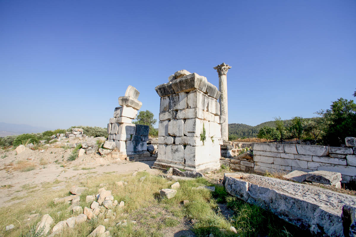 Turkey, Mugla, Stratonikeia – gate