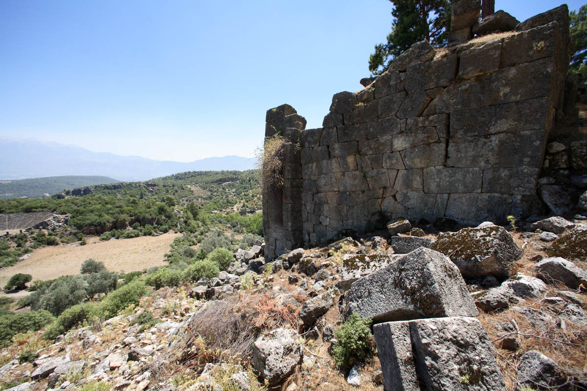 Turkey, Mugla, Pinara – Walls