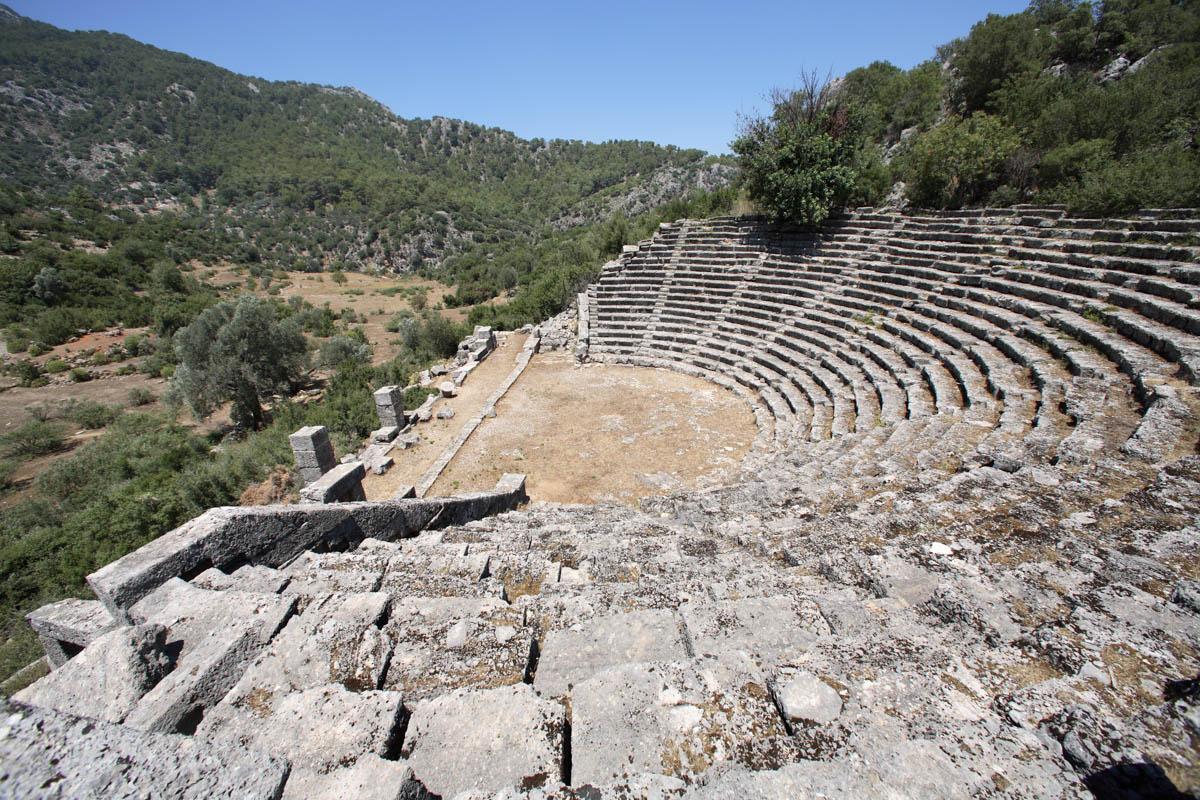 Turkey, Mugla, Pinara – Theatre