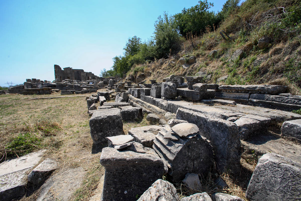 Turkey, Mugla, Labraunda – Stoa north