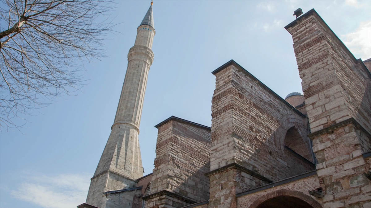 Turkey, Marmara, Istanbul, Hagia Sophia – buttresses