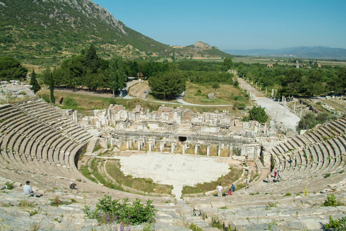 Turkey, Izmir, Ephesus, Theatre