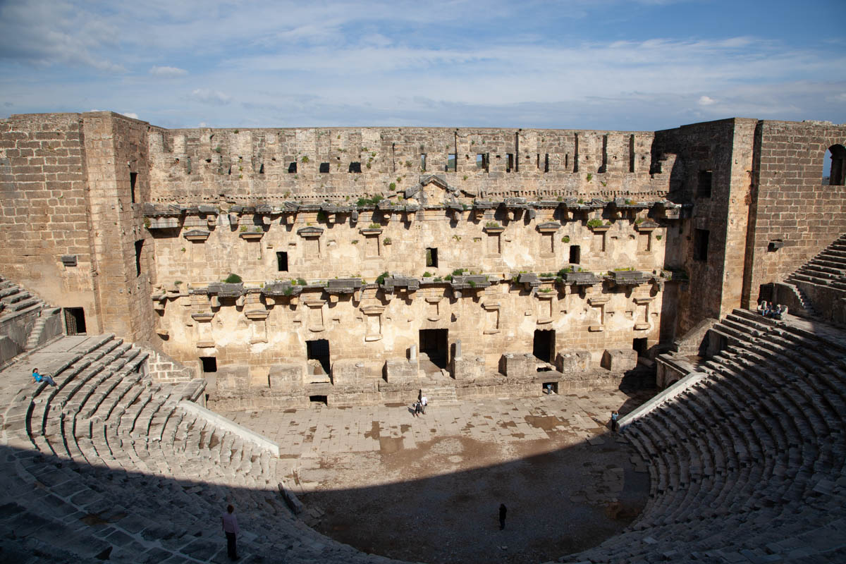 Turkey, Antalya, Aspendos Roman Theatre