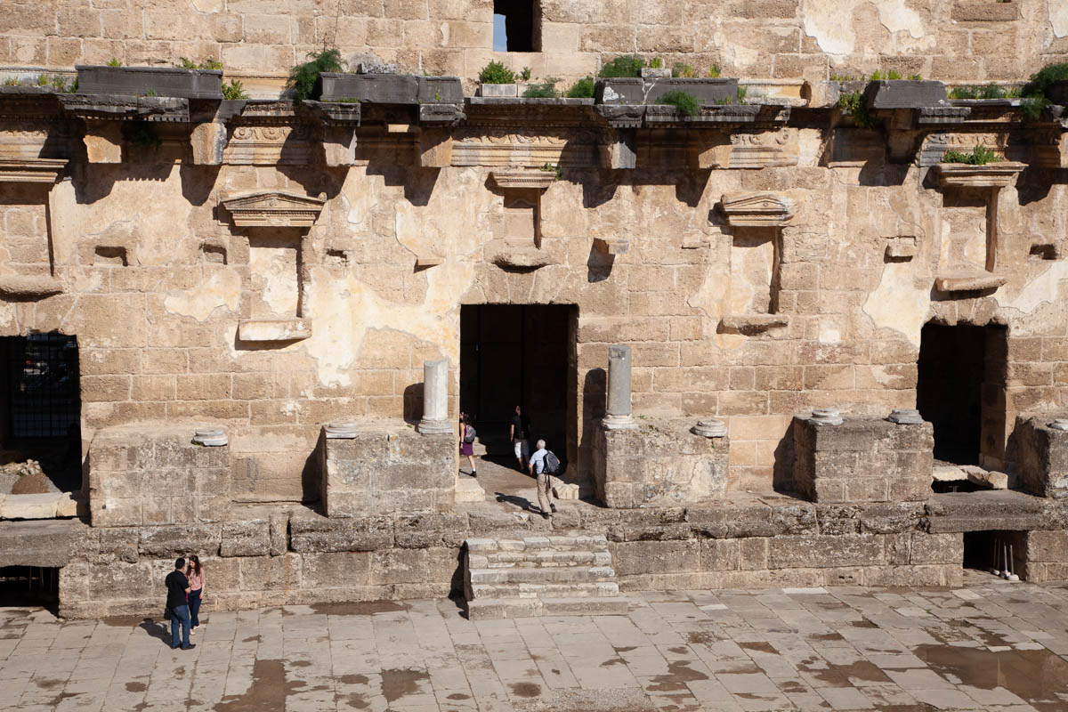 Turkey, Antalya, Aspendos Roman Theatre – Valva regia