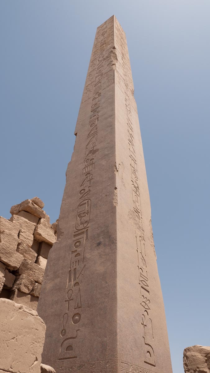 Egypt, Luxor, Karnak temple Obelisk