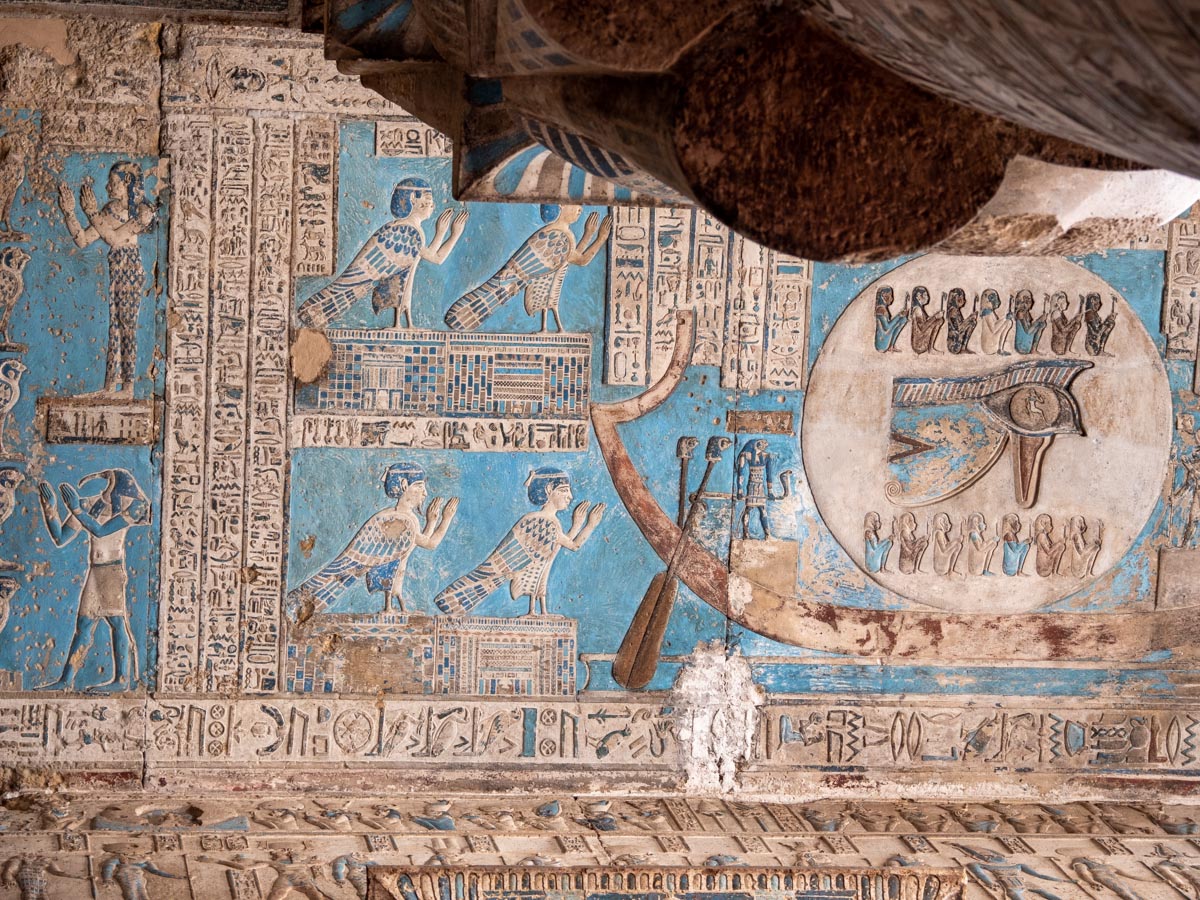 Egypt, Dendara relief