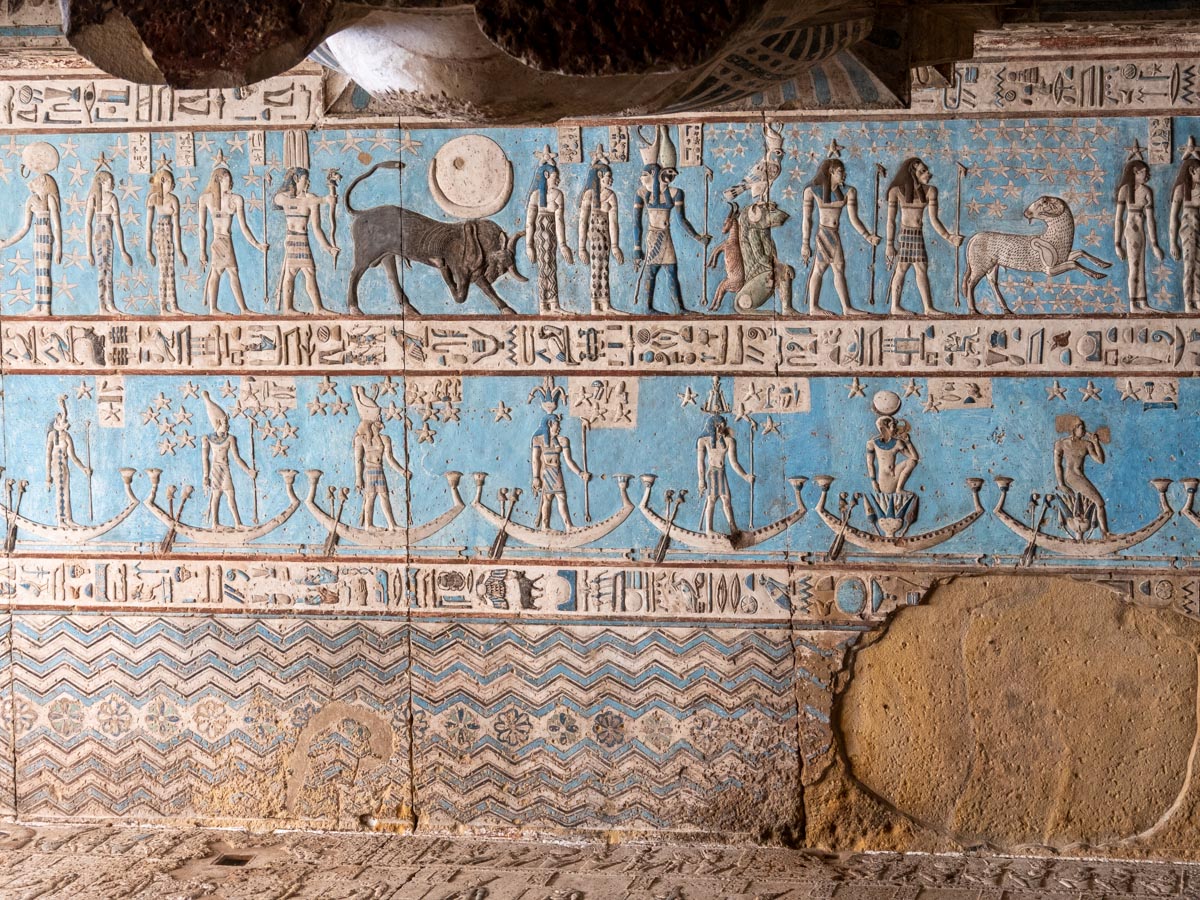 Egypt, Dendara relief