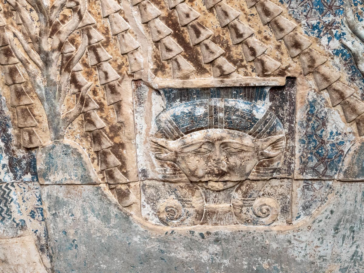 Egypt, Dendara relief-