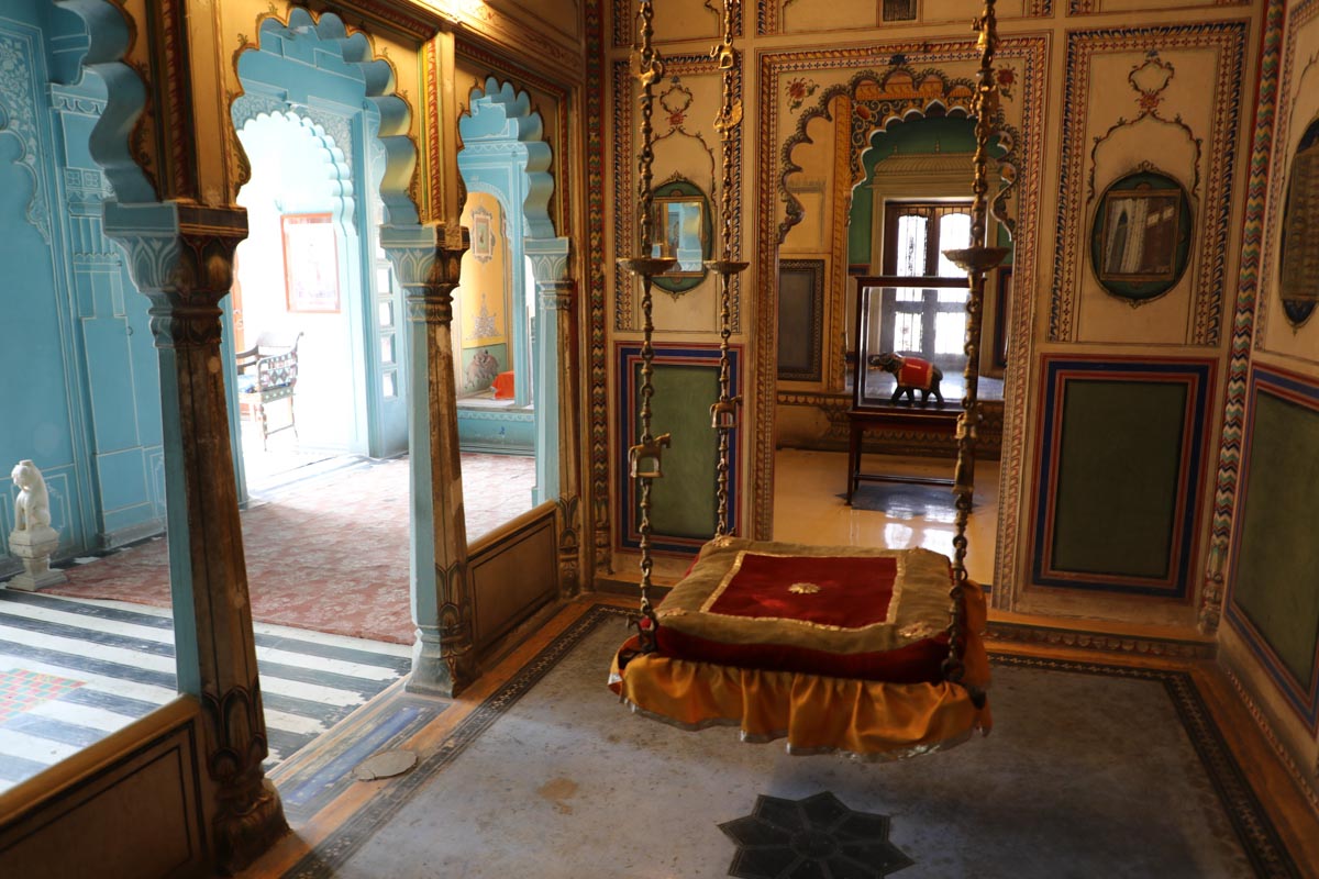 India, Rajasthan, Udaipur – City Palace – Zenana Mahal – Queens chambers