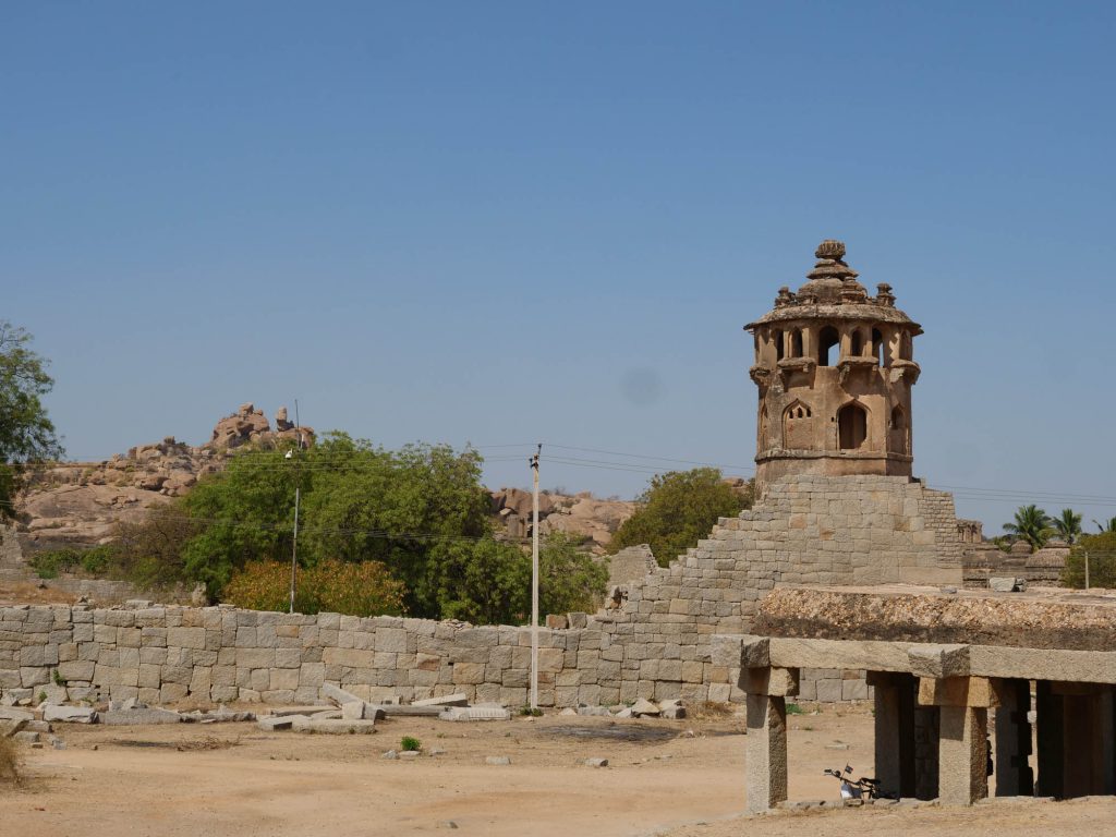 India, Karnataka, Hampi – Watch Tower